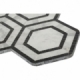 Metrology Carrera Hexagon Tile by Soho Studio METGCARNEROLTGR