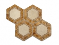 Metrology Crema Marfil Hexagon Tile by Soho Studio METGCRMNCHGD