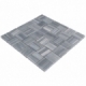 Milan Gray 2x2 Squares Honed Marble Tile by Soho Studio MILAN2X2HONED
