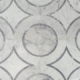 Star Carrara Circle Pattern Mosaic Tile by Soho Studio MJSTAR2CAR