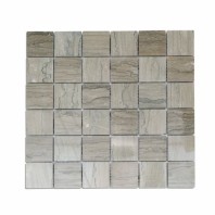 Tennessee Taupe 2x2 Square Mosaic Tile by Soho Studio TENTAUPE2X2POL