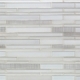 Uptown Glass Textile Silver Planks Interlocking Tile by Soho Studio UPGLSTEXSLVRPLNK