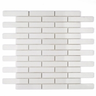 White Thassos 3/4x4 Piano Brick Marble Tile by Soho Studio PIANOBRKWTTHS