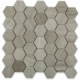 Wooden Beige 2" Wood Look Hexagon Tile by Soho Studio HEX2INWDB