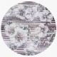 Rug Series- Floral Lilac Circle Mosaic Tile by Soho Studio RUGFLRLCRCLILAC
