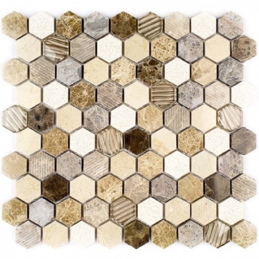 Surface Tech Hex Caramel Hexagon Tile by Soho Studio SRFHEXCARML