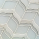 Mosaic Jet Acer Winter White Chevron Tile by Soho Studio MJACERWINTER