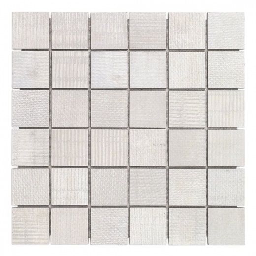 Organic Rug 2x2 Ice Mosaic Tile by Soho Studio TLGMORGICE2X2