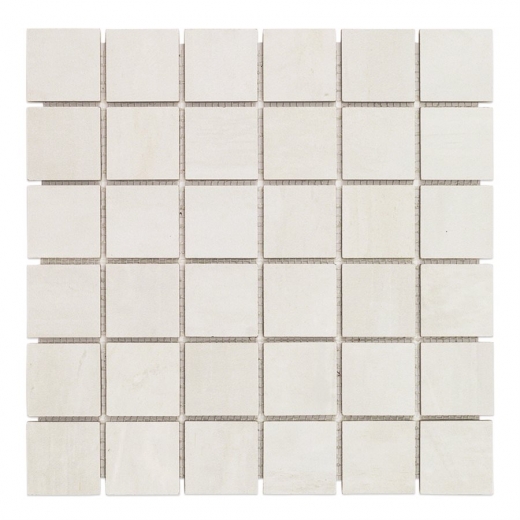 Syncro White Natural 2x2 Mosaic Tile by Soho Studio TLCNTSYNWHT2X2