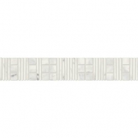 Daltile FA01- Fashion Accents Module Carrara White 2x11 Border