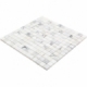 Soho Studio Calacatta 3/4 Squares Mosaic Tile- 3/4SQCALC