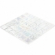 Soho Studio Aqueous Iridescent White 2x2 Square Interlocking Tile- AQUESQIRIWHT2X2