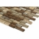 Soho Studio Fusion Saddle Leather 1/2xRandom Brick Interlocking Tile- FUSBRKSADLTH