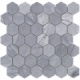 Soho Studio Burlington Gray 2" Hexagon Tile- HEX2INBURLGRY
