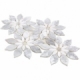 Soho Studio MJ Rain Flower-White Carrara, White Thassos and White Carrara Floral Tile- MJRNFLRWTCRTHS