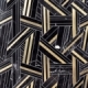 Soho Studio MJ Shards -Black Jade and Brass Interlocking Tile- MJSHRDBLKJDDBRS