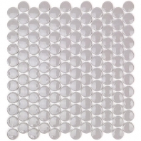 Soho Studio Simple 1 Inch Gris Penny Rounds Tile- SMPCRL1INCHGRS