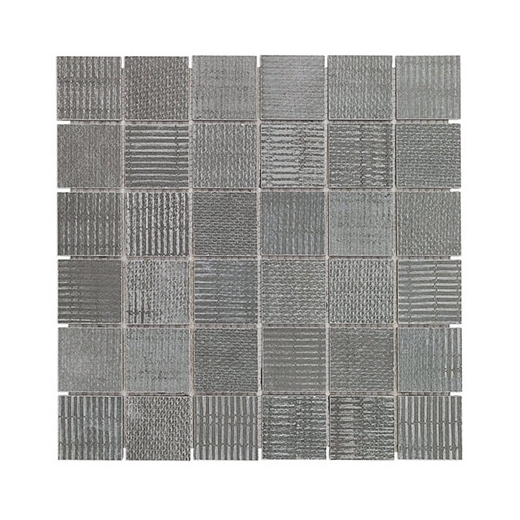 Soho Studio Organic Rug 2x2 Dark Mosaic Tile- TLGMORGDARK2X2