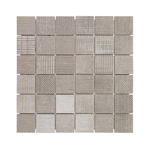 Soho Studio Organic Rug 2x2 Smoke Mosaic Tile- TLGMORGSMKE2X2