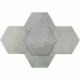 Soho Studio Elementary Gris 10 Inch Hexagon Tile- TLGTELMTRYGRIS10