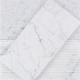 Soho Studio Textured Stone- 5x10 White Carrara Subway Tile- TXTSTNWHTCAR