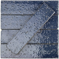 Soho Studio Urban Brick Replay Bleecker Blue Subway Tile- URBBRKRPYBLKRBLU