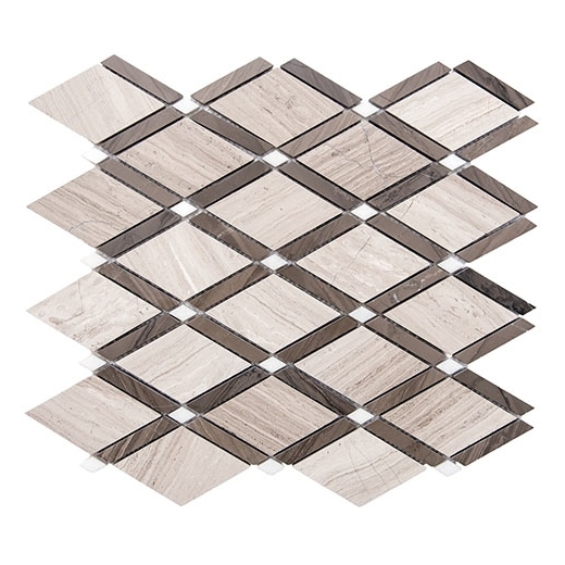 Merola Diamante Athens Grey Tile MER-DIA-GREY