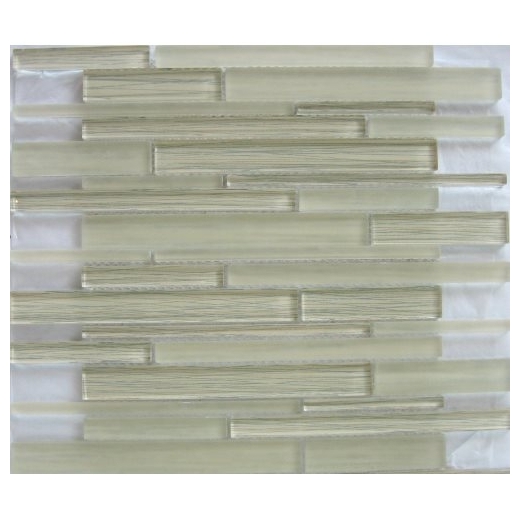 Arvex Silk Linear Fabric Modern Beige Interlocking Tile ARSKMODBELIN
