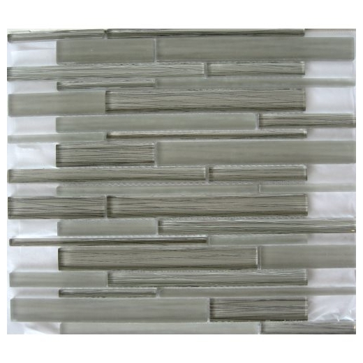 Arvex Silk Linear Fabric Modern Grigio Interlocking Tile ARSKMODGRLIN