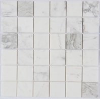 Milstone Calacata Honed 2x2 Mosaic Tile ML382995030