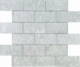Silver Foil Brick Glass Mosaic Tile JGK3