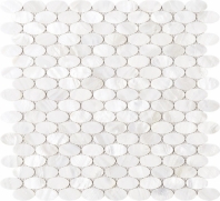 Oval Mother of Pearl Tile Mosaic Tile JMPS3