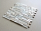 Silver Brick Interlocking Mosaic Grey Wooden Aluminum and Glass Tile JSBK3