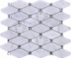 Diamond White Carrara Crystal Mosaic Tile JWHCA7