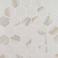 MSI Calacatta Matte 2x2 Hexagon Tile