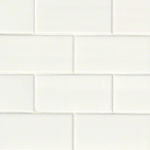MSI White 3x6 Subway Tile