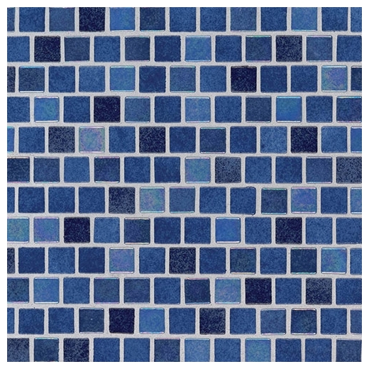 MSI Hawaiian Blue 1x1 Mosaic Tile