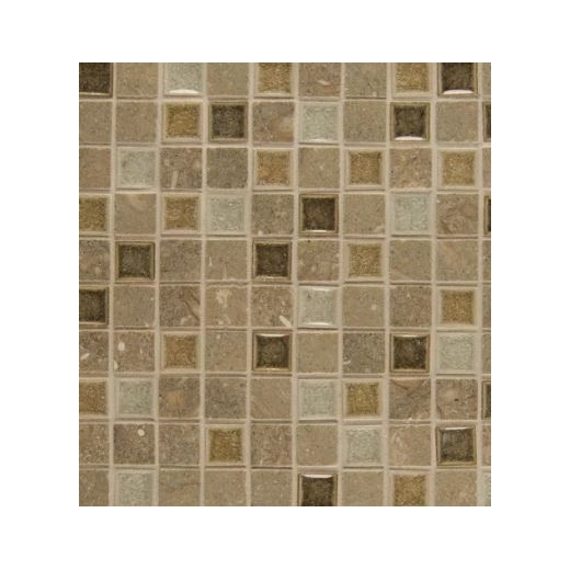 Bedrosians DECKISJOY11B Kismet Stone Crackle Glazed 12x12 Mosaic Tile