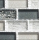 Metro Series Jules Charcoal Stacked Mosaic MTR3343
