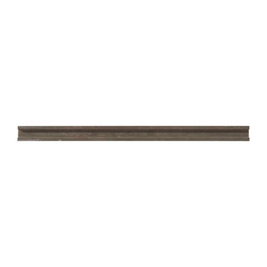 Limestone Sormonne Brun 3/4x12 Modern Pencil Rail Honed L351