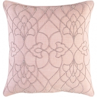 Surya Dotted Pirouette Pink Dotted Arabesque Shag Throw Pillow DP003