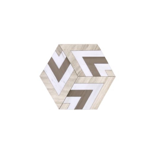 Soci Metro Pattern Sonata Blend Hexagon Tile SSC-1344