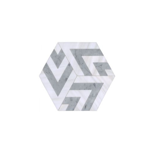 Soci Metro Pattern Grace Blend Hexagon Tile SSC-1346