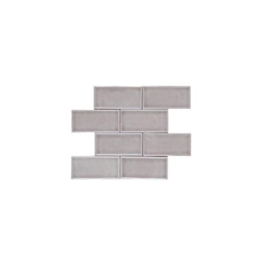 Soci Dove Grey Crackle 3x6 Subway Tile SSE-826