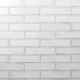 Soho Studio Alchimia White 3x12 Subway Tile