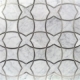 Soho Studio MJ Karma Carrara and Stainless Lines Tile