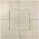 Soho Studio Patchwork Taupe 8x8 Fabric Tile
