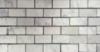 Milstone Bianco Carrara Polished 1x2 Mosaic Tile ML32305025