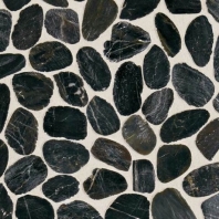 Stone Black River River Pebble Mosaic DA05
