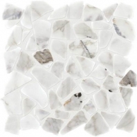 Marble Venetian Calacatta River Pebble Mosaic Polished M474